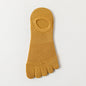 Men's Thin Mesh Breathable Five Finger Invisible Socks
