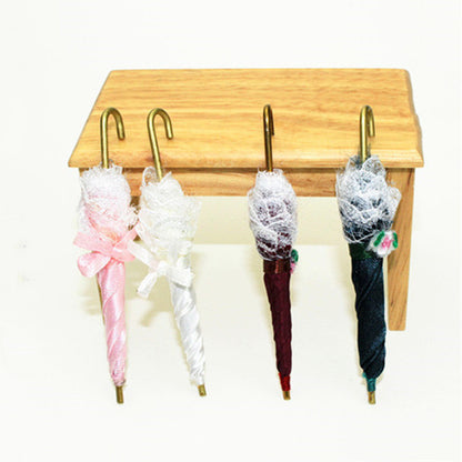 Miniature Toy Model Scenes Dollhouse Accessories Umbrellas