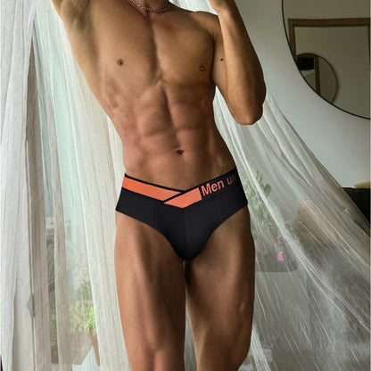 Men's Briefs Sports Low Waist U Convex Hip Lifting Underwear