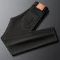 Autumn And Winter Khaki Fashion Casual Men's Simple Skinny Pants