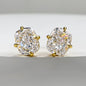 S925 Silver Plated High Carbon Diamond 810 Ear Studs