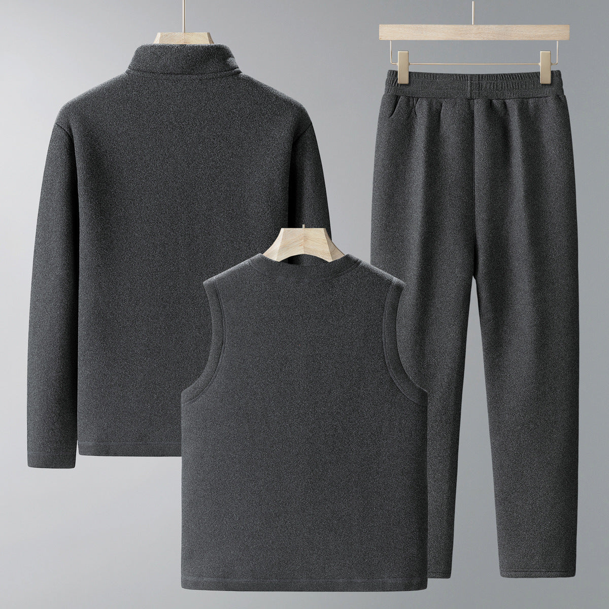 Men's Large Size Velvet Sport Suit