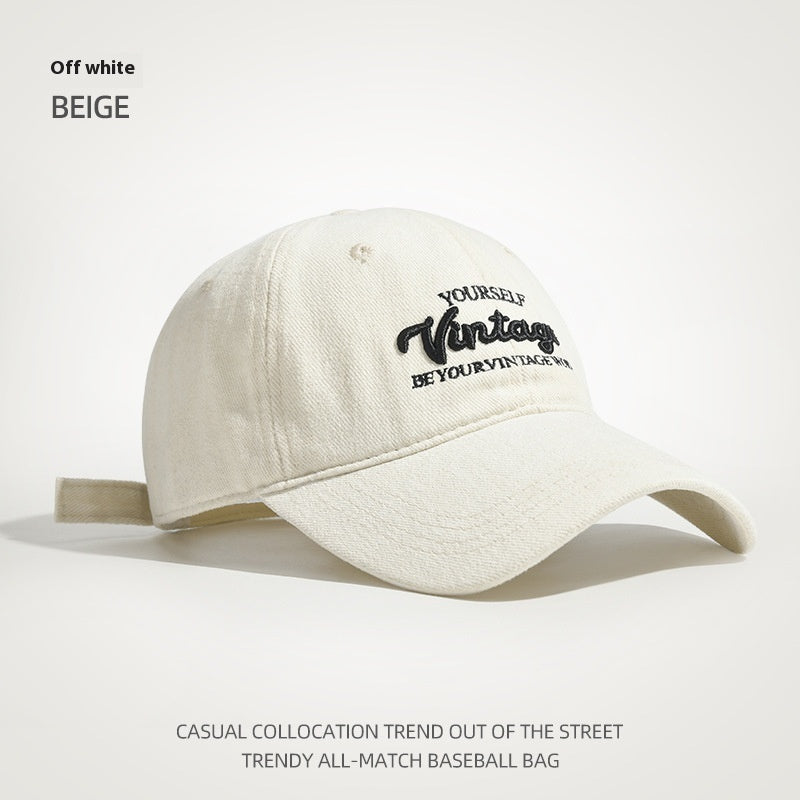 New Letter Embroidery Casual All-match Baseball Hat For Men