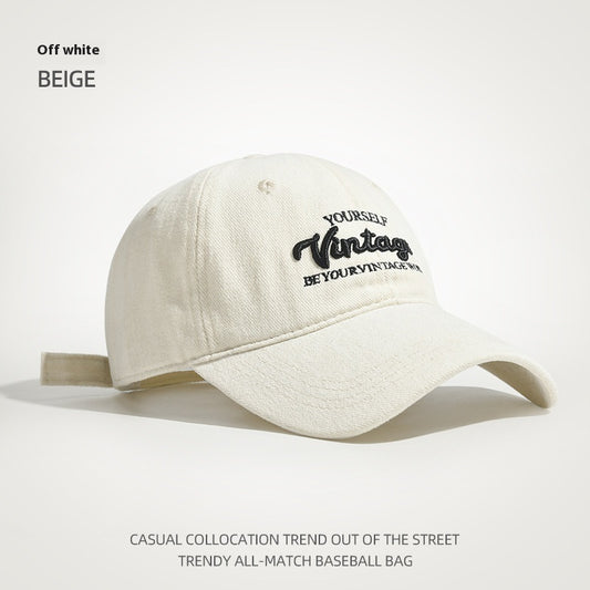 New Letter Embroidery Casual All-match Baseball Hat For Men