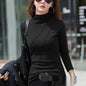 Dralon Bottoming Shirt Slim Fit Warm Top Women's Slim-fit Long Sleeve