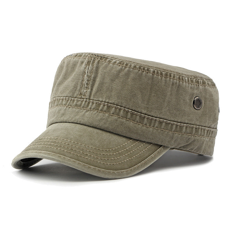 All-match Flat Top Military Cap Men And Women