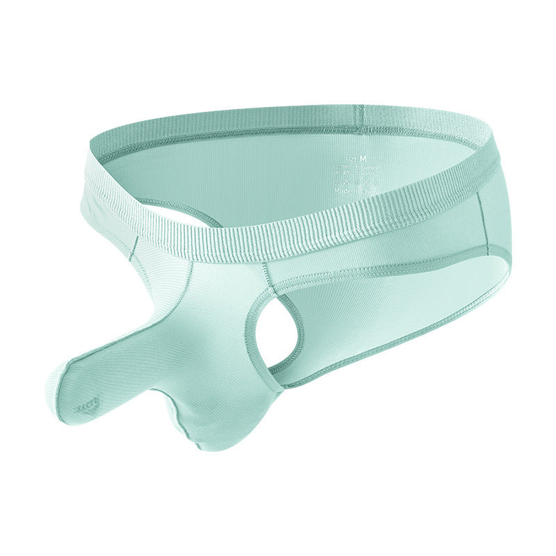 Low Waist Briefs Underwear Ice Silk Men's Sexy Panties