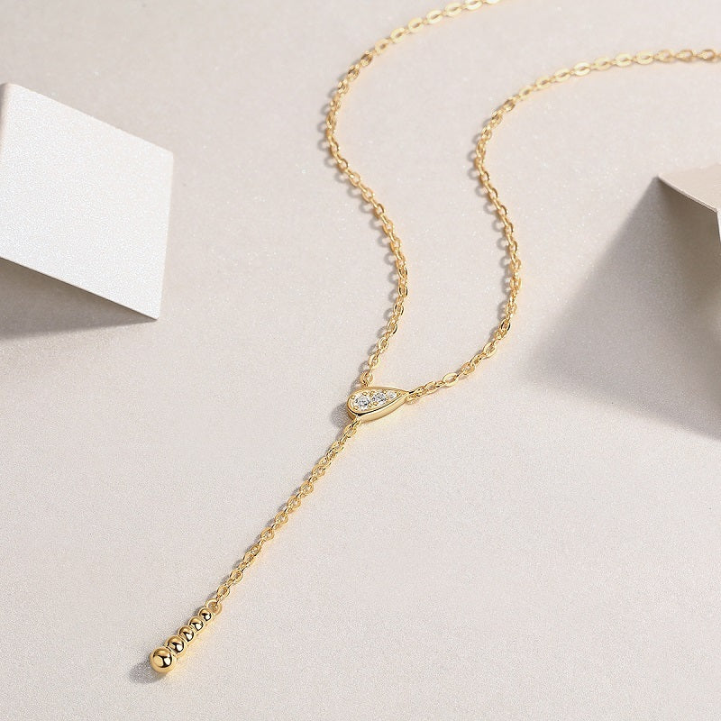 Star Convergence - A Fashionable And Trendy Necklace Pendant Diamond Jewelry Necklace Set With Moissanite S925 Sterling Silver And Gold Plating