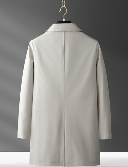 Trench Coat And Overcoat Light Luxury Casual Korean Style Temperament Coat Men's Light Winter