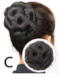 High Temperature Silk Wig Hair Ring, Hair Bun, Nine Flower Ball Head Bridal Costume Plate