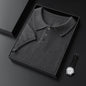 Men's Elbow-sleeved Top Polo Collar Cashmere T-shirt
