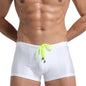 Men's Boxer Swimming Trunks Fashion Lace-up Design