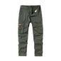 Outer Wear Fashion Straight Multi-pocket Cargo Pants