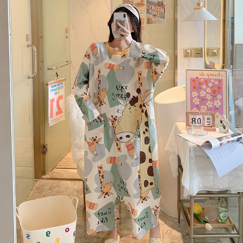 New Long-sleeved One-piece Pajamas For Women