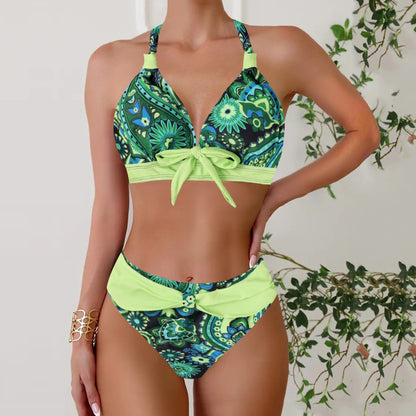 European And American Triangle Bikini Split Plus Size Bikini
