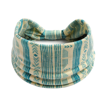 Bohemian Cashew Yoga Sports Headband Antiperspirant Absorbent Elastigirl