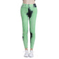 High Waist Workout Bubble Tie-dye Yoga Pants
