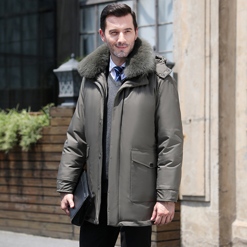 Men's Detachable Liner Mid-length Coat