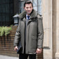Men's Detachable Liner Mid-length Coat