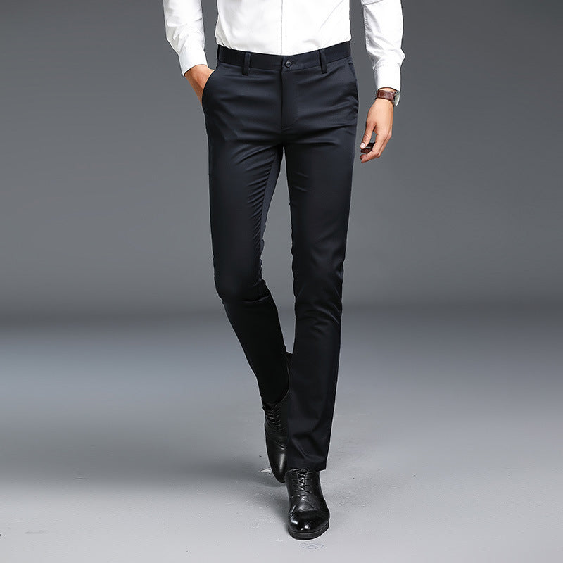 Men's Casual Pants Business Non-ironing Slim Fit