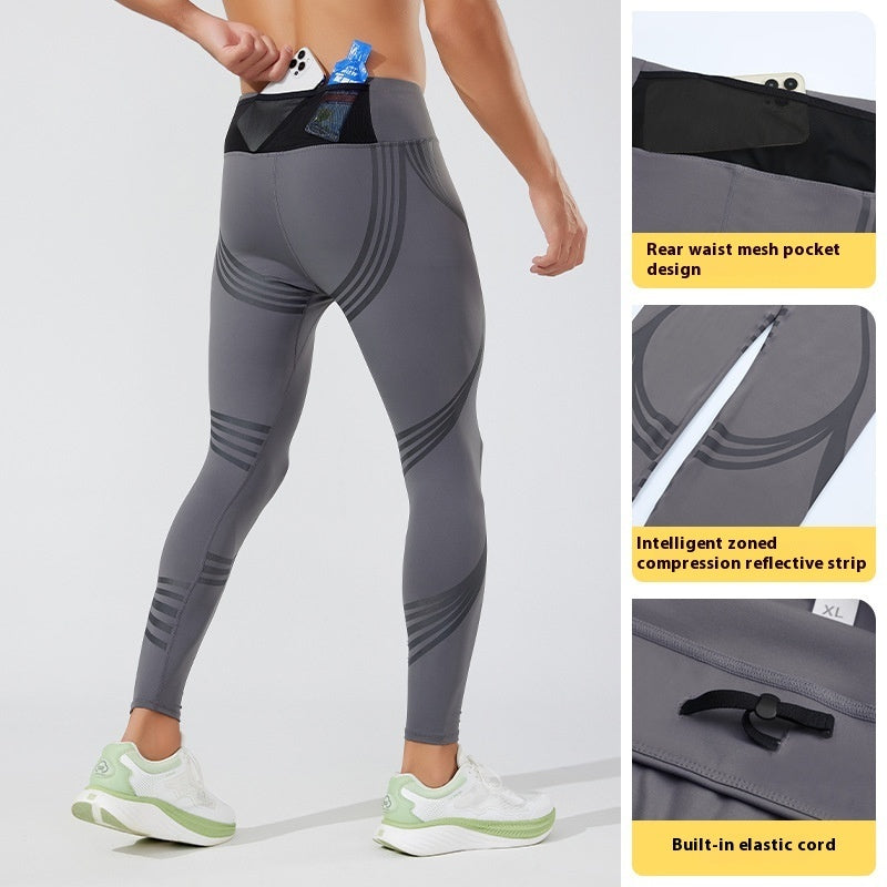 Men's And Women's Yoga Pants Sports Tight Trousers