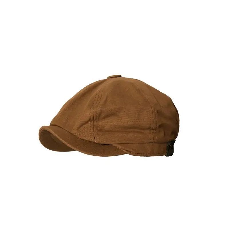 Octagonal Cap Men's Beret Cotton