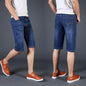 Cropped Denim Shorts Men's Youth Ultra-thin