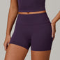 Brushed Tight High Waist Yoga Shorts For Women