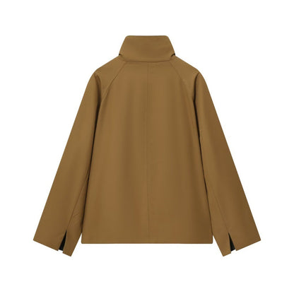 Casual Women's Short Double-sided Trench Coat