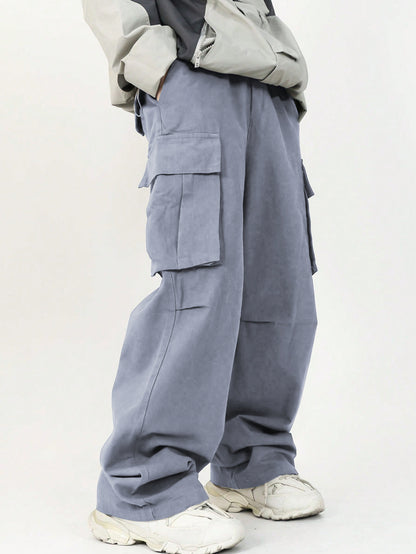 Casual Loose Three-dimensional Pocket Fried Street Overalls
