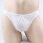 T-back Men's Ultra-thin Transparent Ice Silk T-shaped Panties