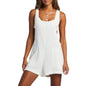 Lady's Leisure Suspenders Shortsuit