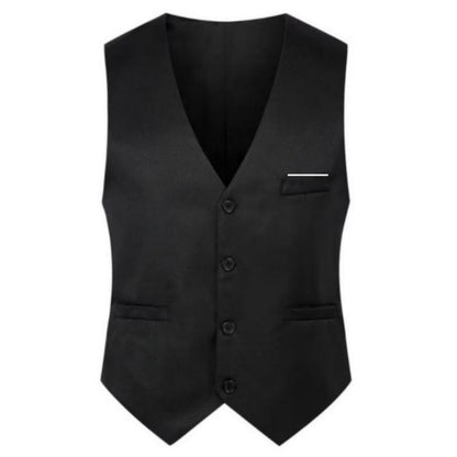 Men's Solid Color British Fashion Suit Vest