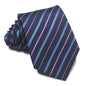 8CM Polyester Jacquard Striped Tie Men's Business Formal Red Black Blue
