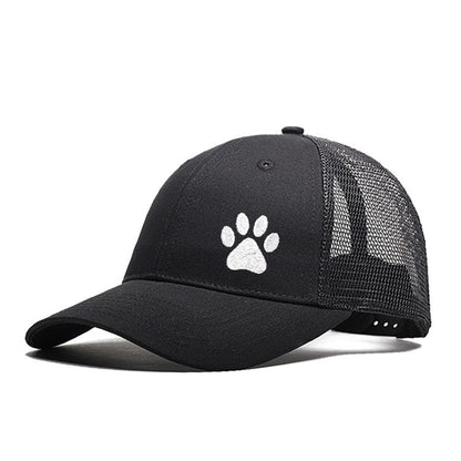 Pure Cotton Six Pieces Mesh Cap Black Forest Embroidery