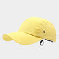 Quick-drying Baseball Cap Korean Style Simple Plain Dome Peaked Cap
