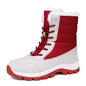 Winter Cotton Boots Outdoor Women's Fleece Lined Padded Warm Keeping Snow Boots