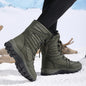 Thickened Long Wool Plus Velvet Warm Snow Boots