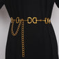 Gold Waist Chain Accessories Female D Letter Chain Belt Decoration With Pants Chain