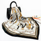 Spring And Autumn New 90cm Silk Scarf Silk Square