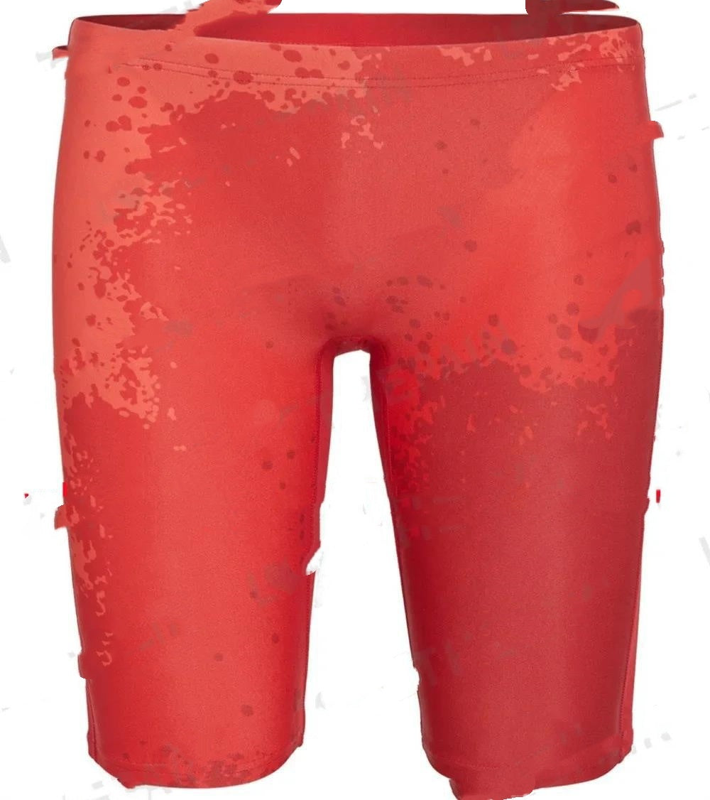 Men's Swimming Trunks Professional Waterproof Quick-drying Long Sports