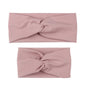 Solid Color Mother-child Set Parent-child Cross Hairband