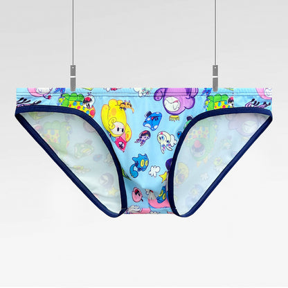 Cartoon Bikini High Fork Men's Briefs