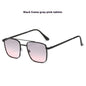 Men's Square Metal UV-proof Sunglasses