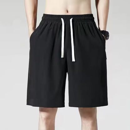 Cropped Pants Men's Thin Loose Large Size Sports Shorts