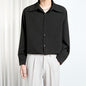Korean Style High-end Draping Men's Trendy Simple Loose Non-ironing Shirt