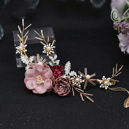 Beautiful Flower Bridal Headdress, Side Trim Clip Bridesmaid Wedding