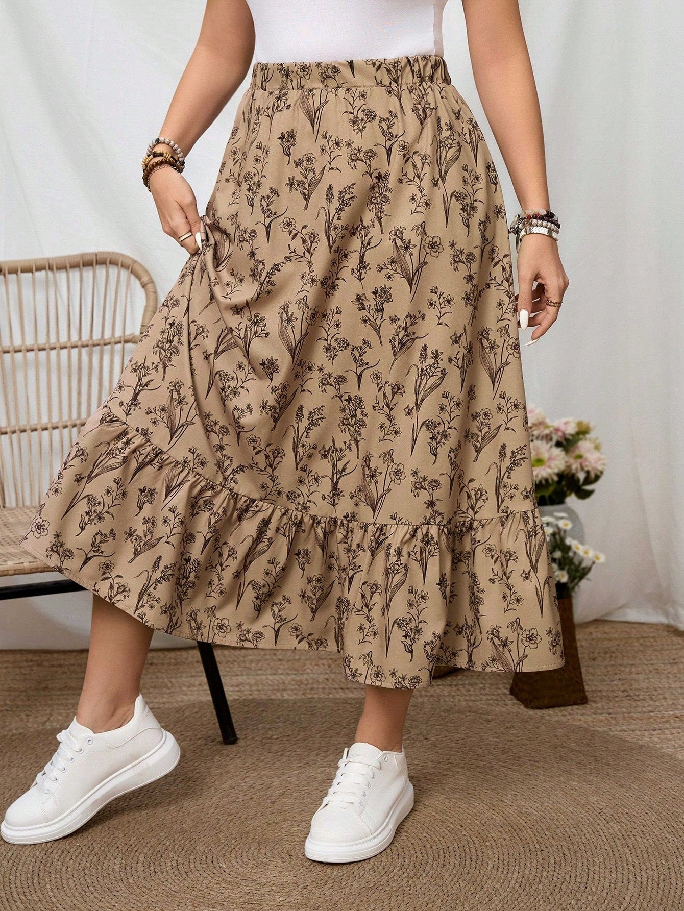 Retro Loose Casual Women's Dress