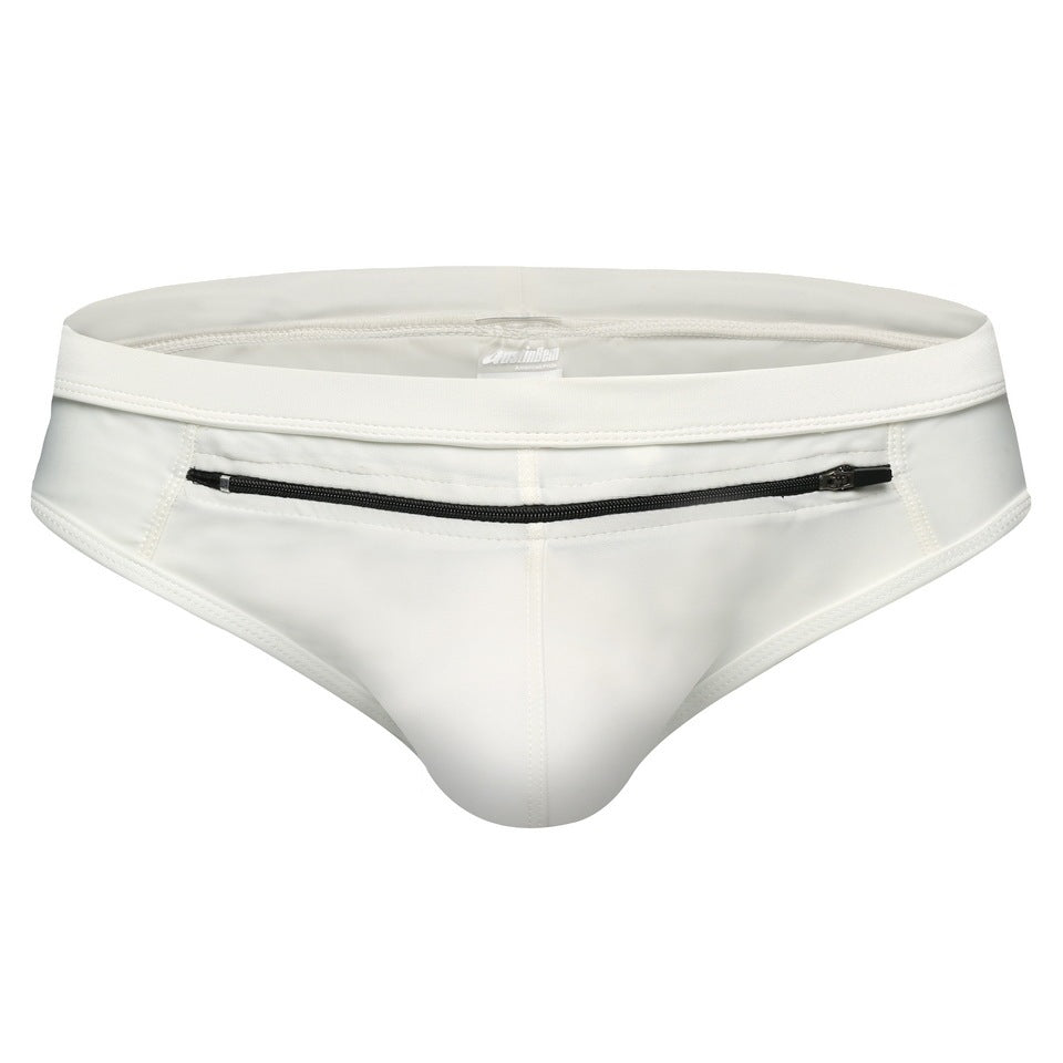 Back Pocket Men's Front Pocket Zipper Design Quick-drying