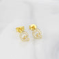 Ins European And American Diamond English Alphabet Letter Earrings